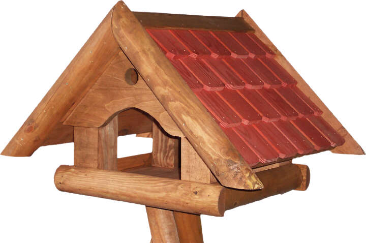 Kleiber Vogelhaus mit Holzschindeln